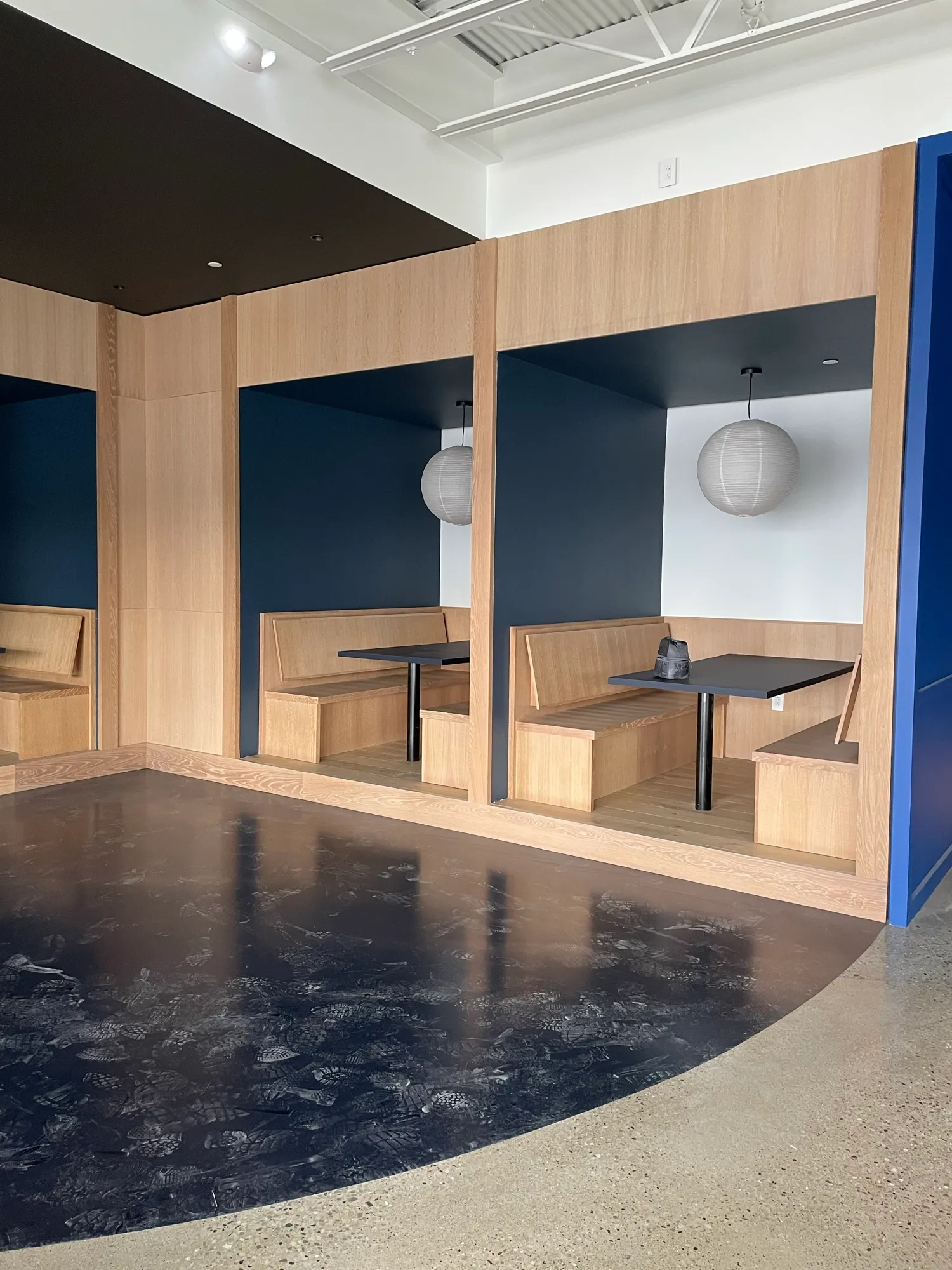 Custom corporate office millwork by Pio Custom Cabinetry