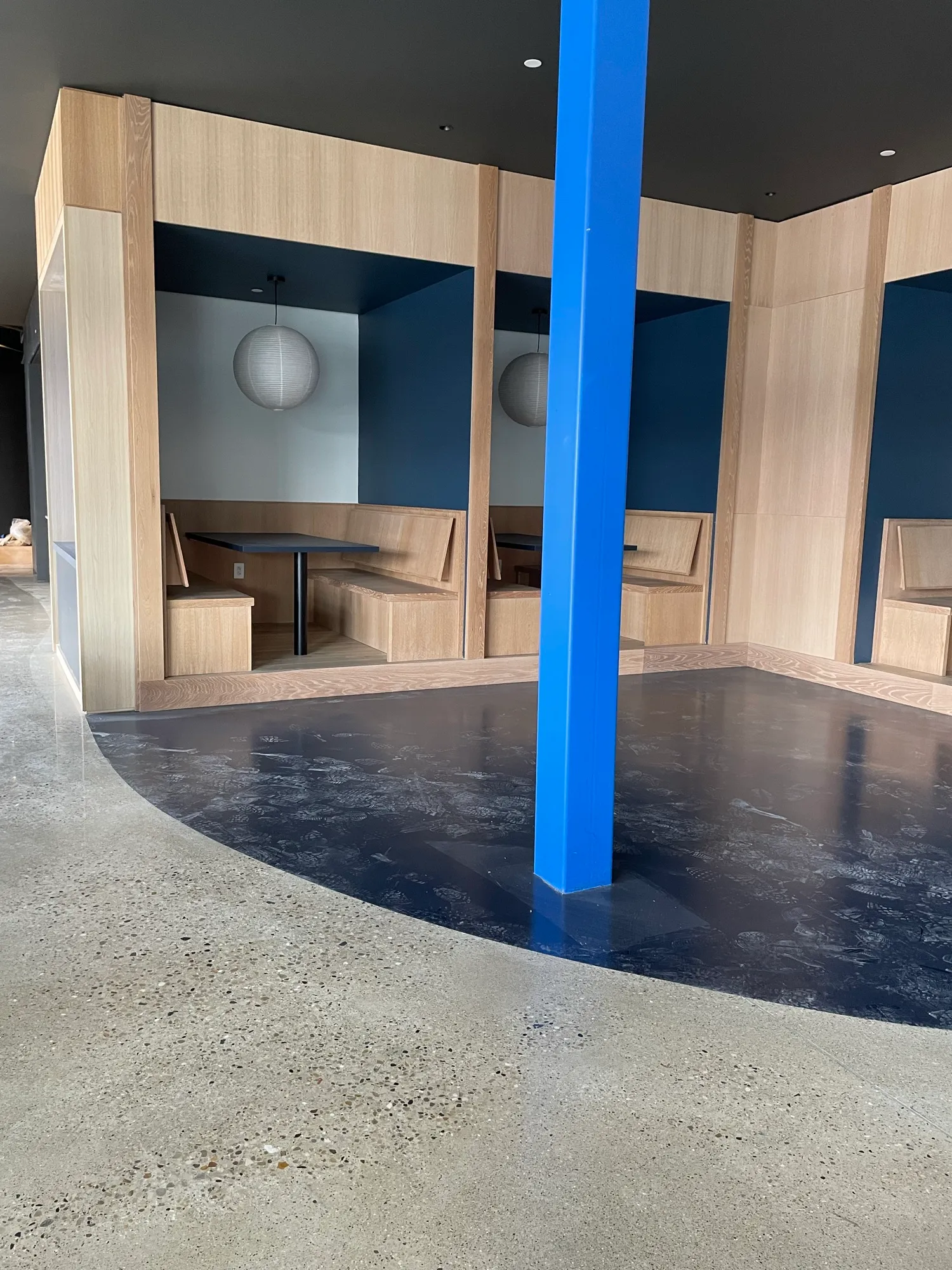 Custom corporate office millwork by Pio Custom Cabinetry
