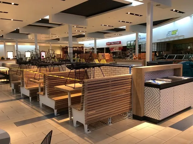 Custom commercial millwork project by Pio Custom Cabinetry
