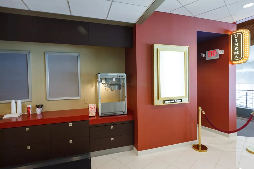Custom commercial millwork project by Pio Custom Cabinetry
