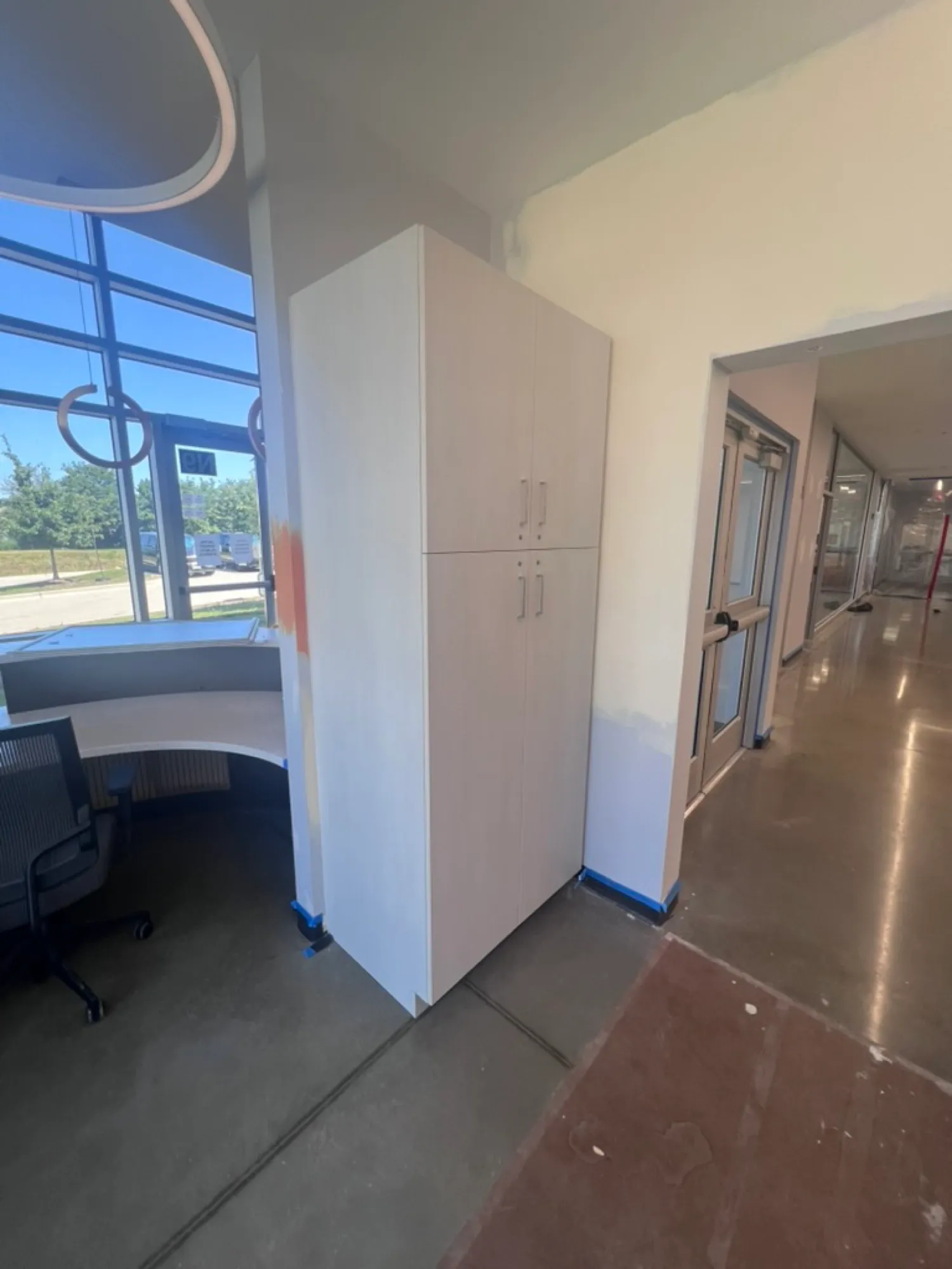Custom commercial millwork project by Pio Custom Cabinetry