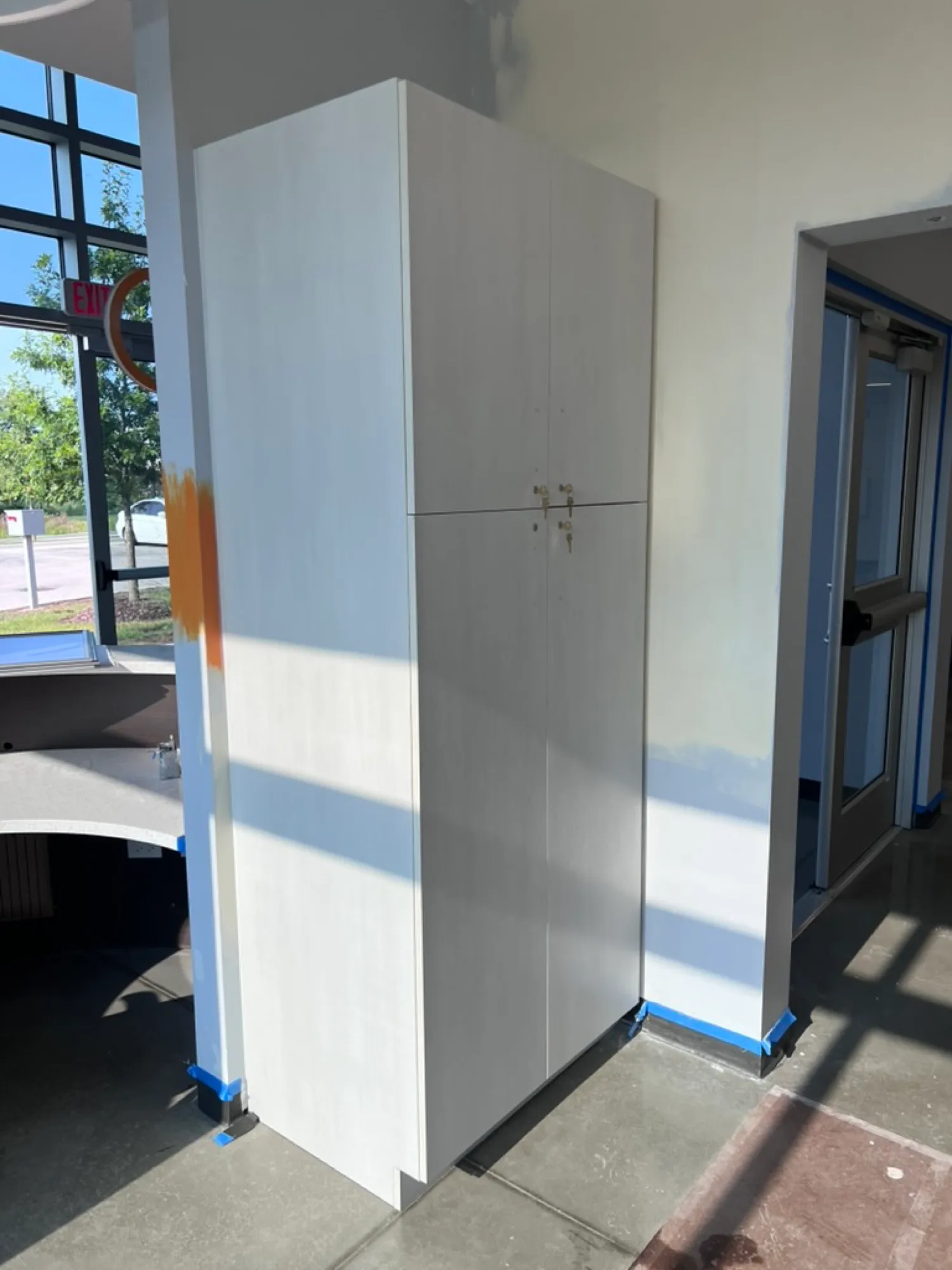Custom commercial millwork project by Pio Custom Cabinetry
