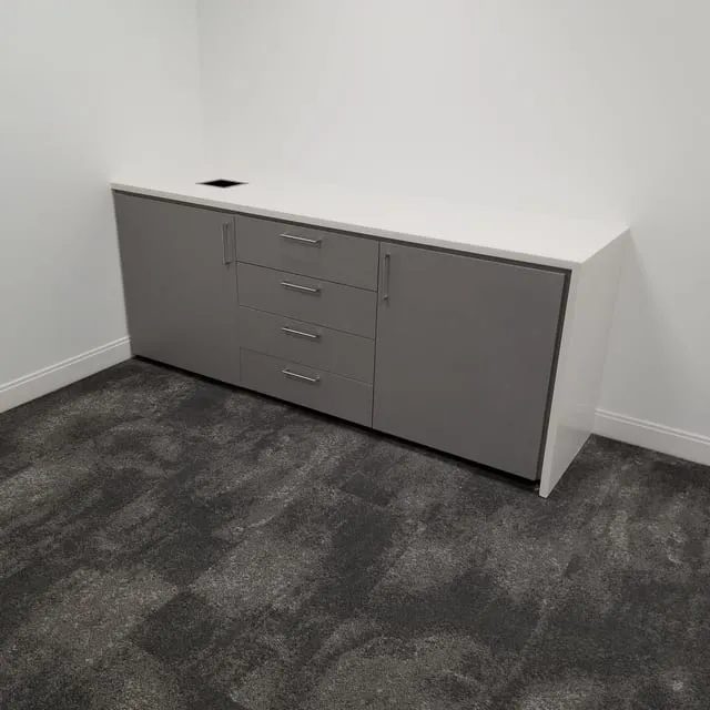 Custom healthcare and medical office casework by Pio Custom Cabinetry
