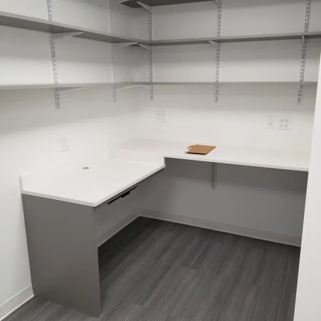 Custom healthcare and medical office casework by Pio Custom Cabinetry