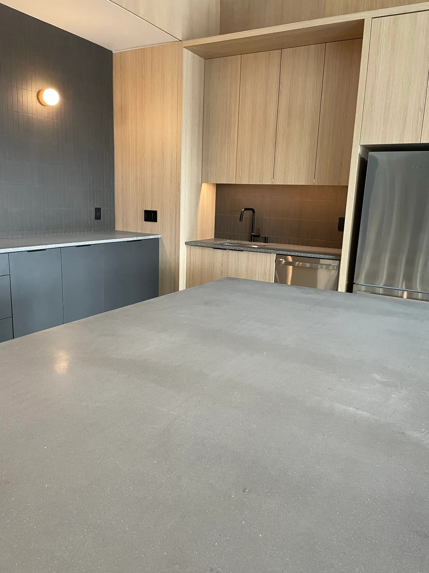 Custom corporate office millwork by Pio Custom Cabinetry