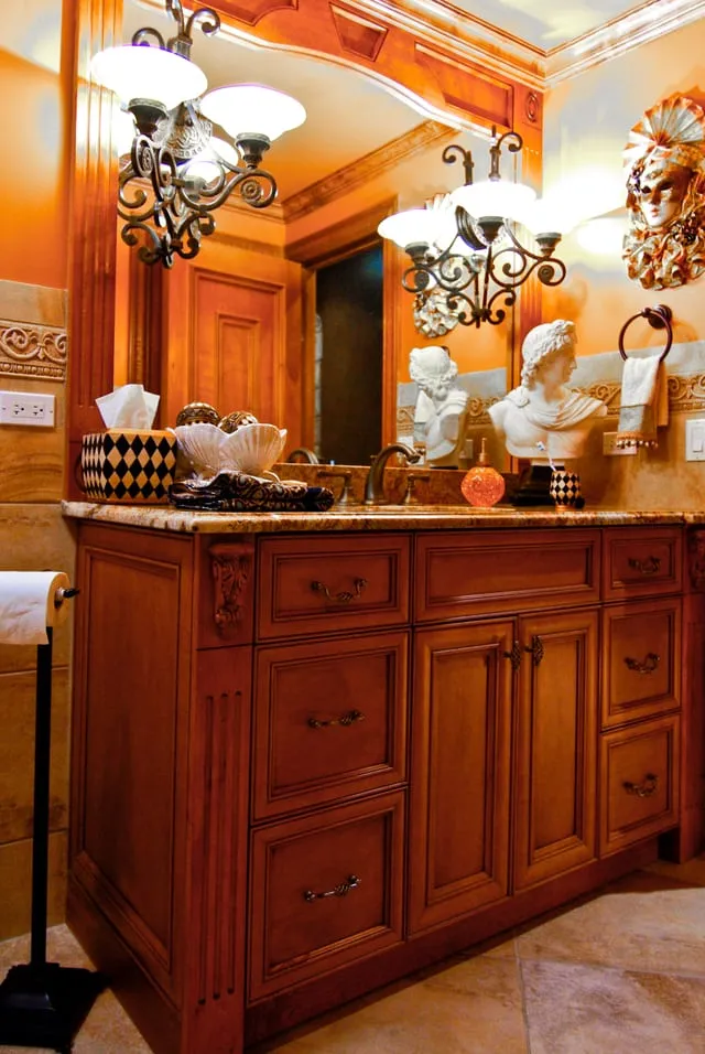 Custom residential cabinetry and millwork by Pio Custom Cabinetry