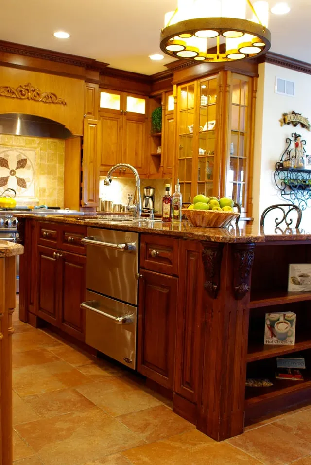 Custom residential cabinetry and millwork by Pio Custom Cabinetry