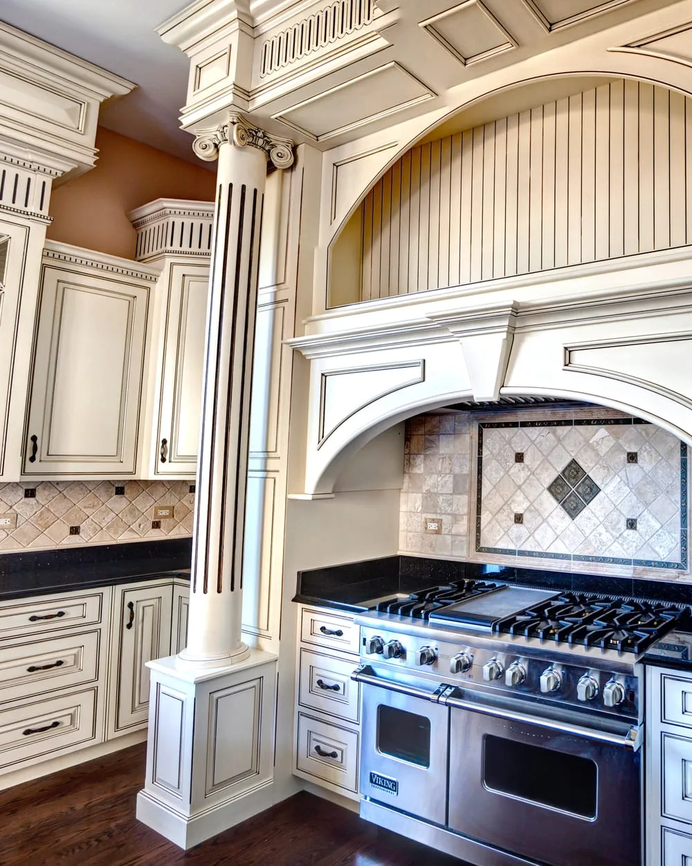 Custom residential cabinetry and millwork by Pio Custom Cabinetry
