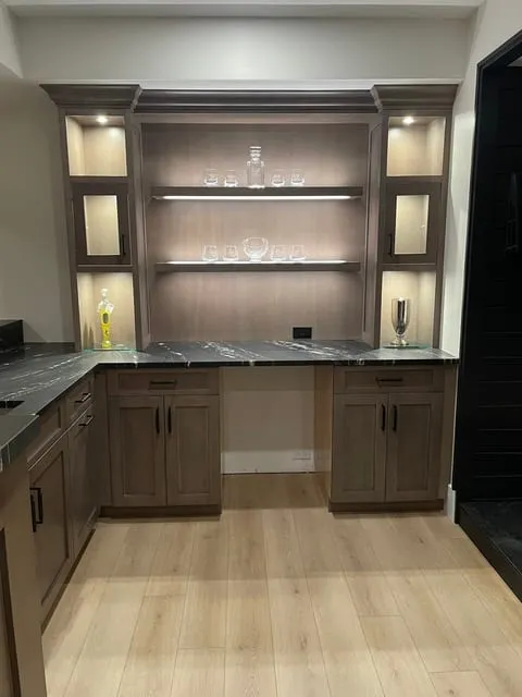 Custom residential cabinetry and millwork by Pio Custom Cabinetry