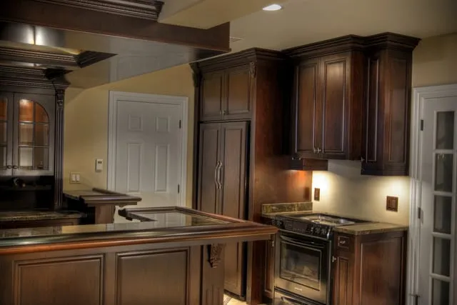 Custom residential cabinetry and millwork by Pio Custom Cabinetry