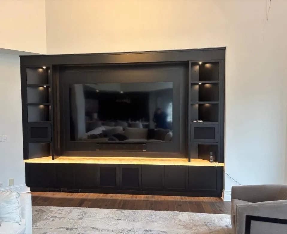 Custom residential cabinetry and millwork by Pio Custom Cabinetry
