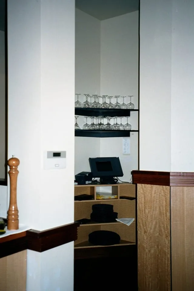 Custom restaurant millwork and seating by Pio Custom Cabinetry