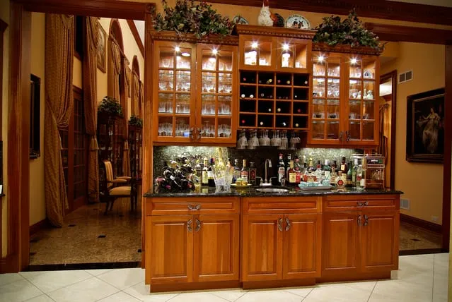 Custom restaurant millwork and seating by Pio Custom Cabinetry
