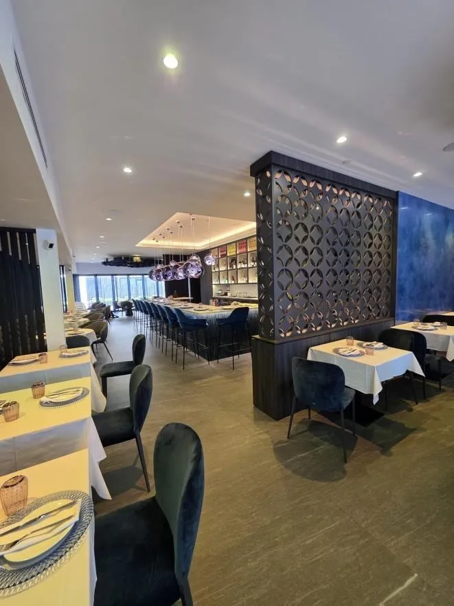 Custom restaurant millwork and seating by Pio Custom Cabinetry